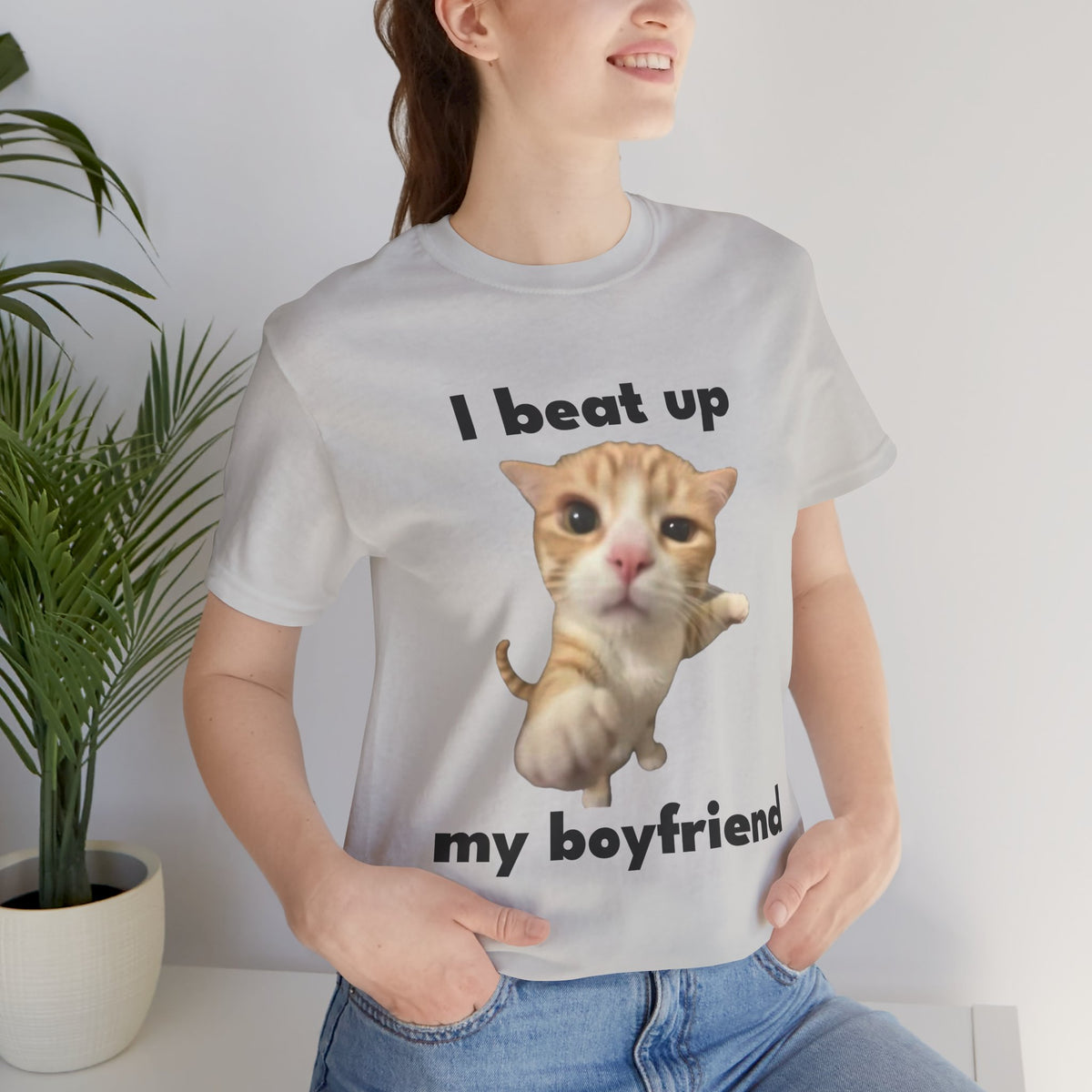 "I Beat Up My Boyfriend" Tee - KittyClo