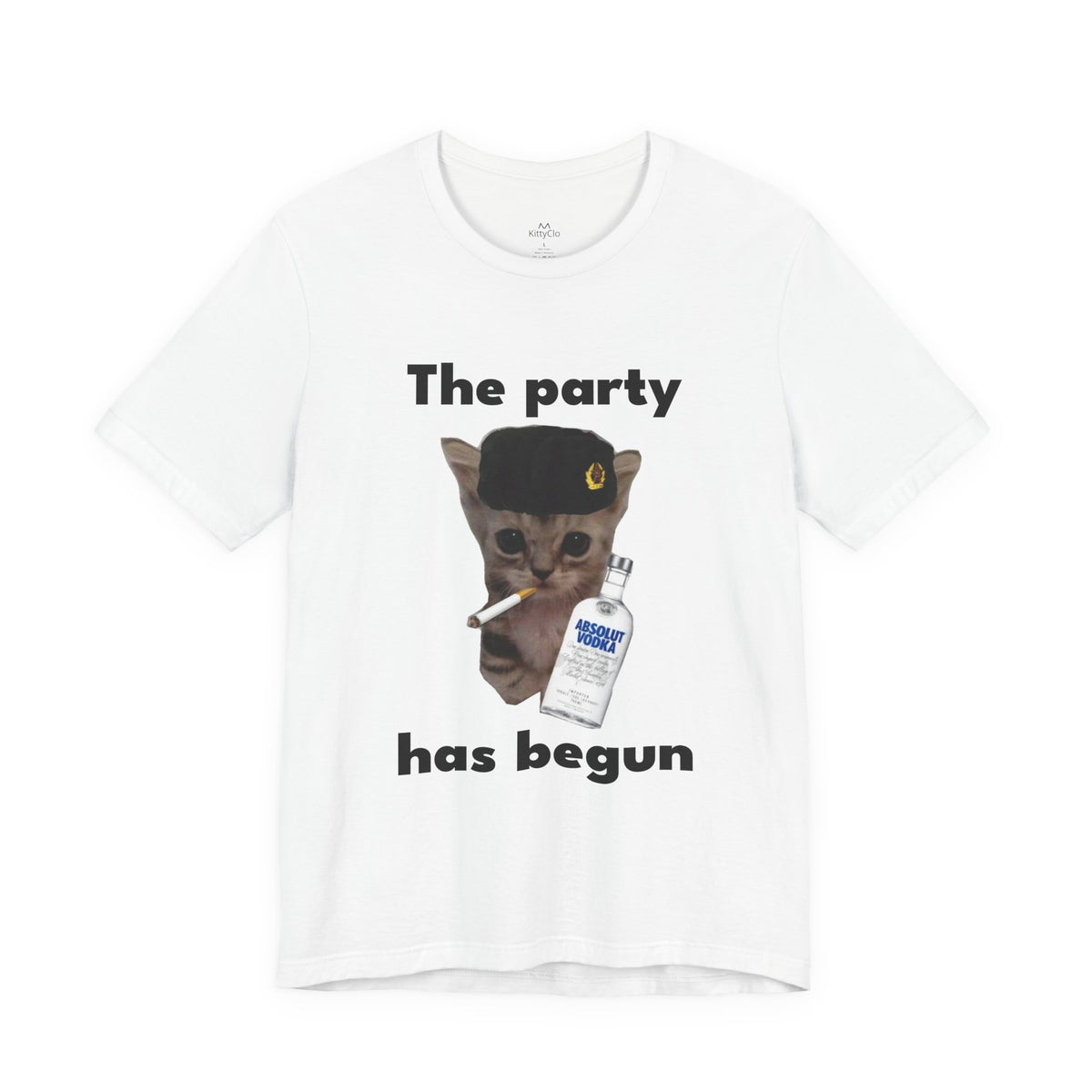 "THE PARTY HAS BEGUN" Tee - KittyClo