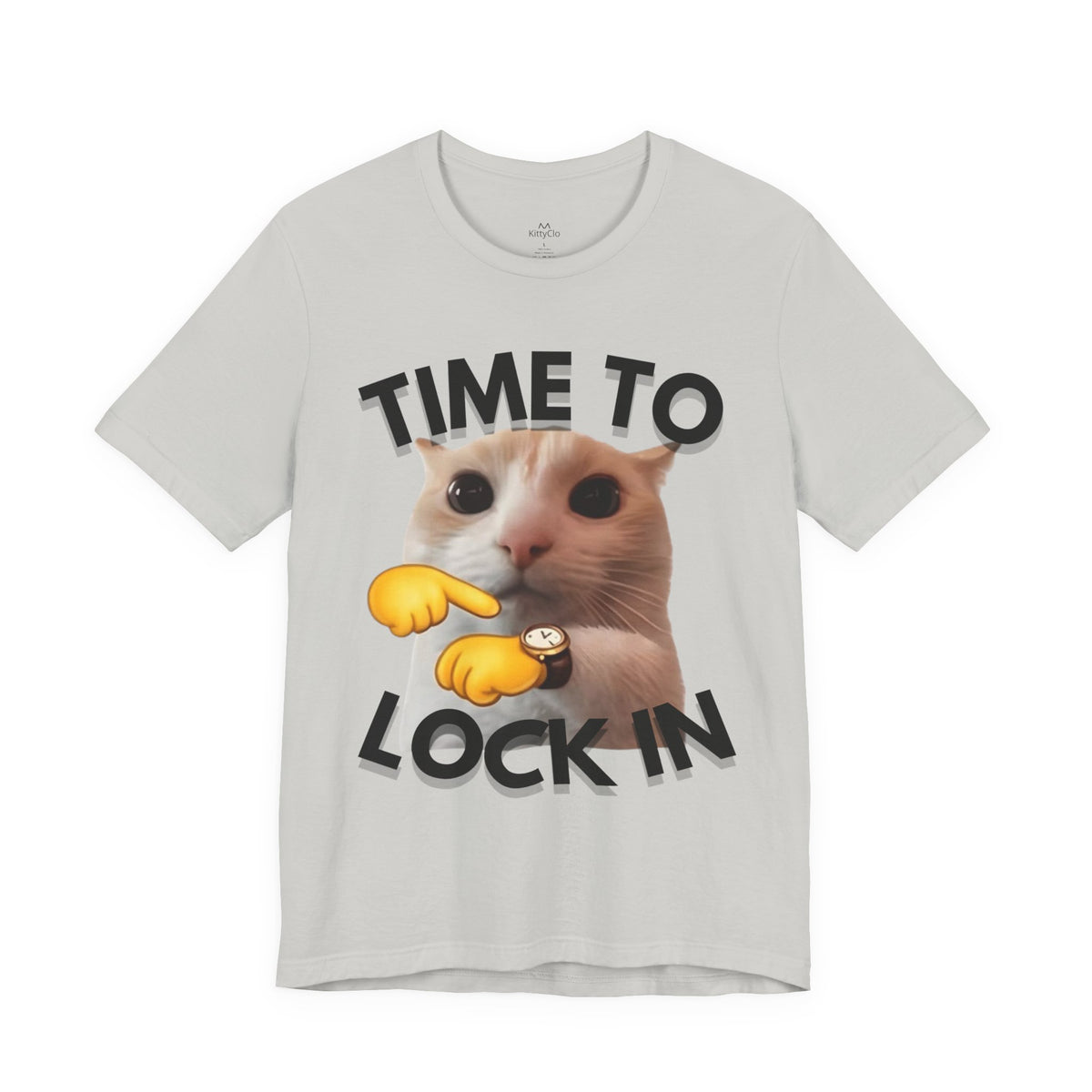"TIME TO LOCK IN" Tee - KittyClo