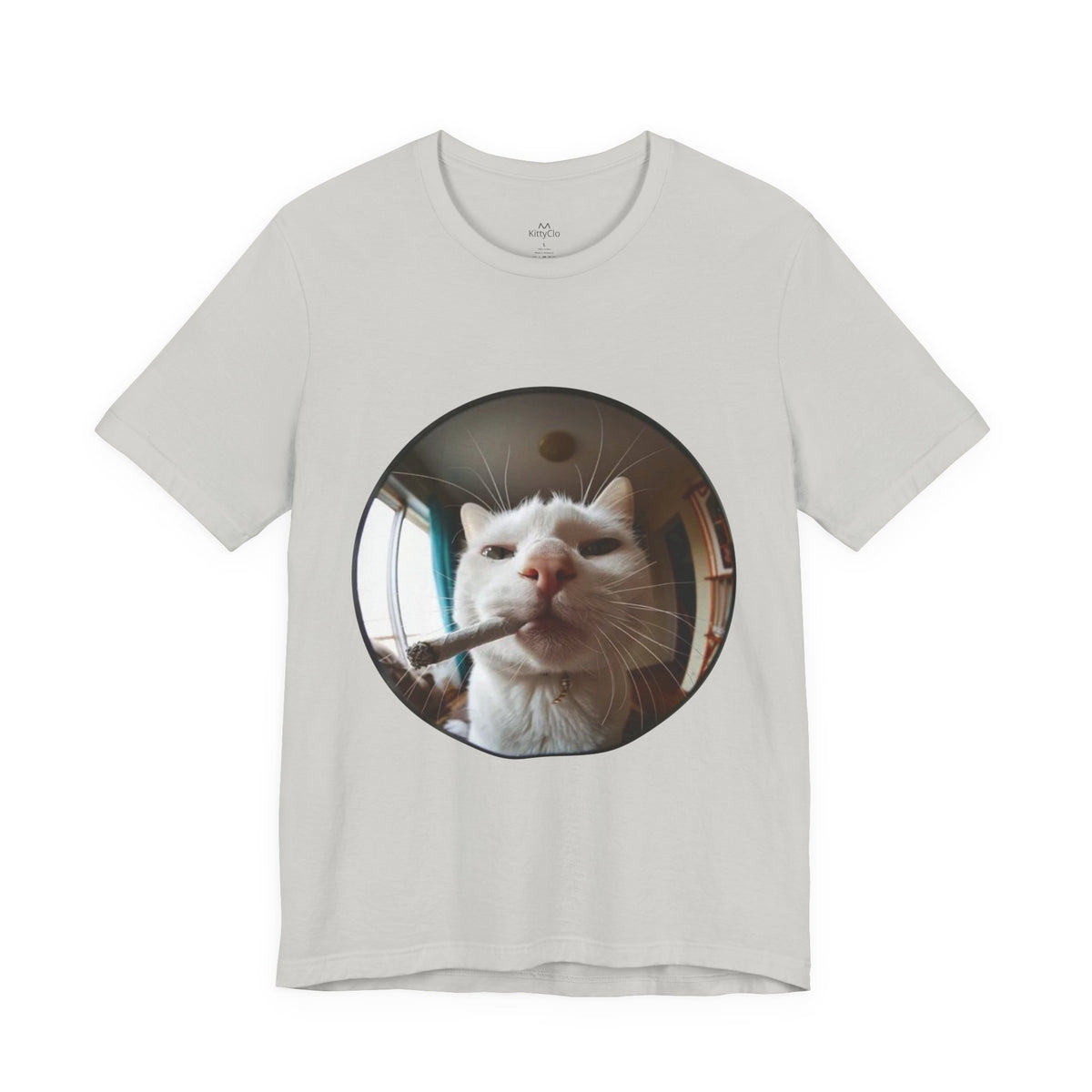 "SMOKING CAT" Tee