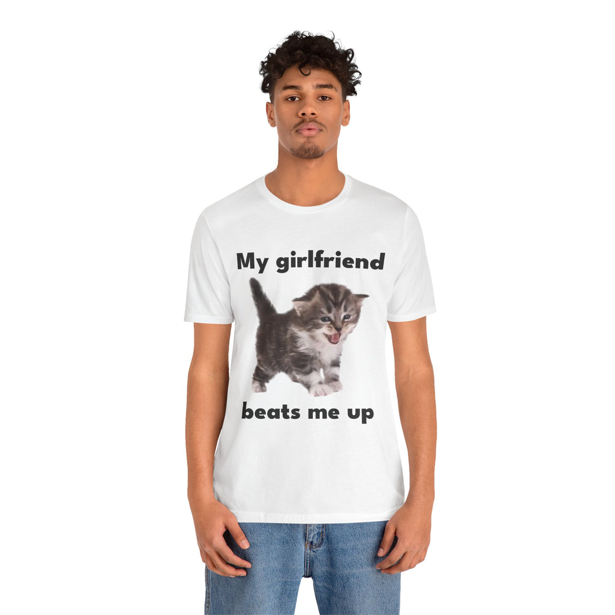 "My Girlfriend Beats Me Up" Tee - KittyClo