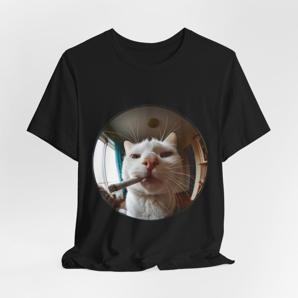 "SMOKING CAT" Tee