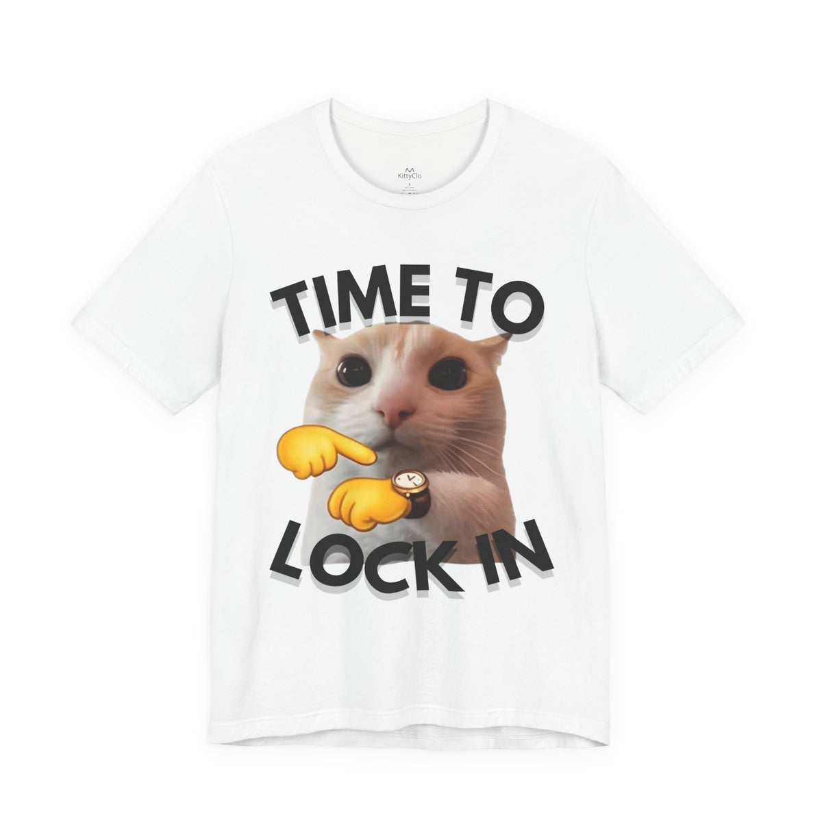 "TIME TO LOCK IN" Tee - KittyClo