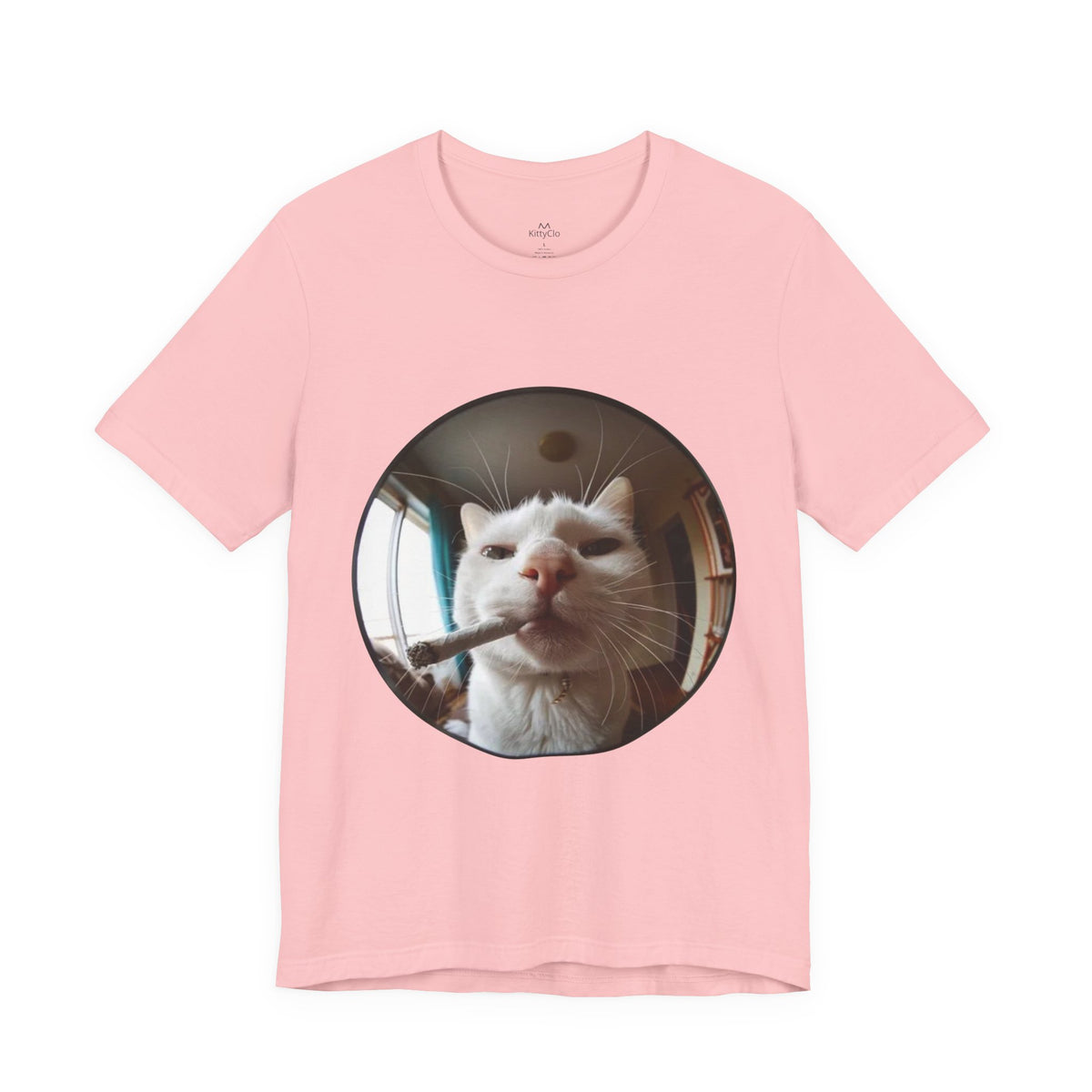 "SMOKING CAT" Tee