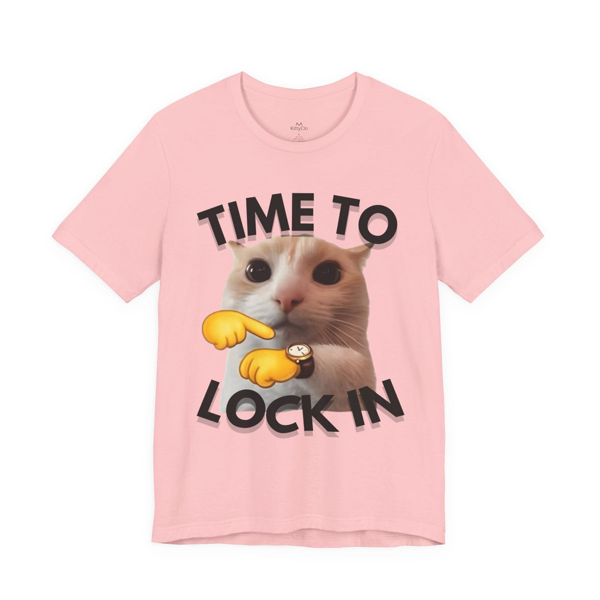 "TIME TO LOCK IN" Tee - KittyClo