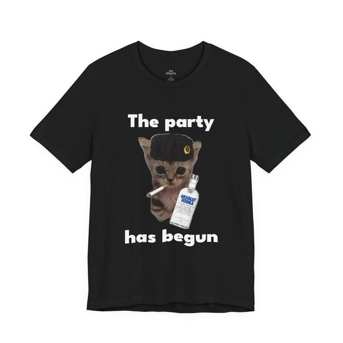 "THE PARTY HAS BEGUN" Tee - KittyClo
