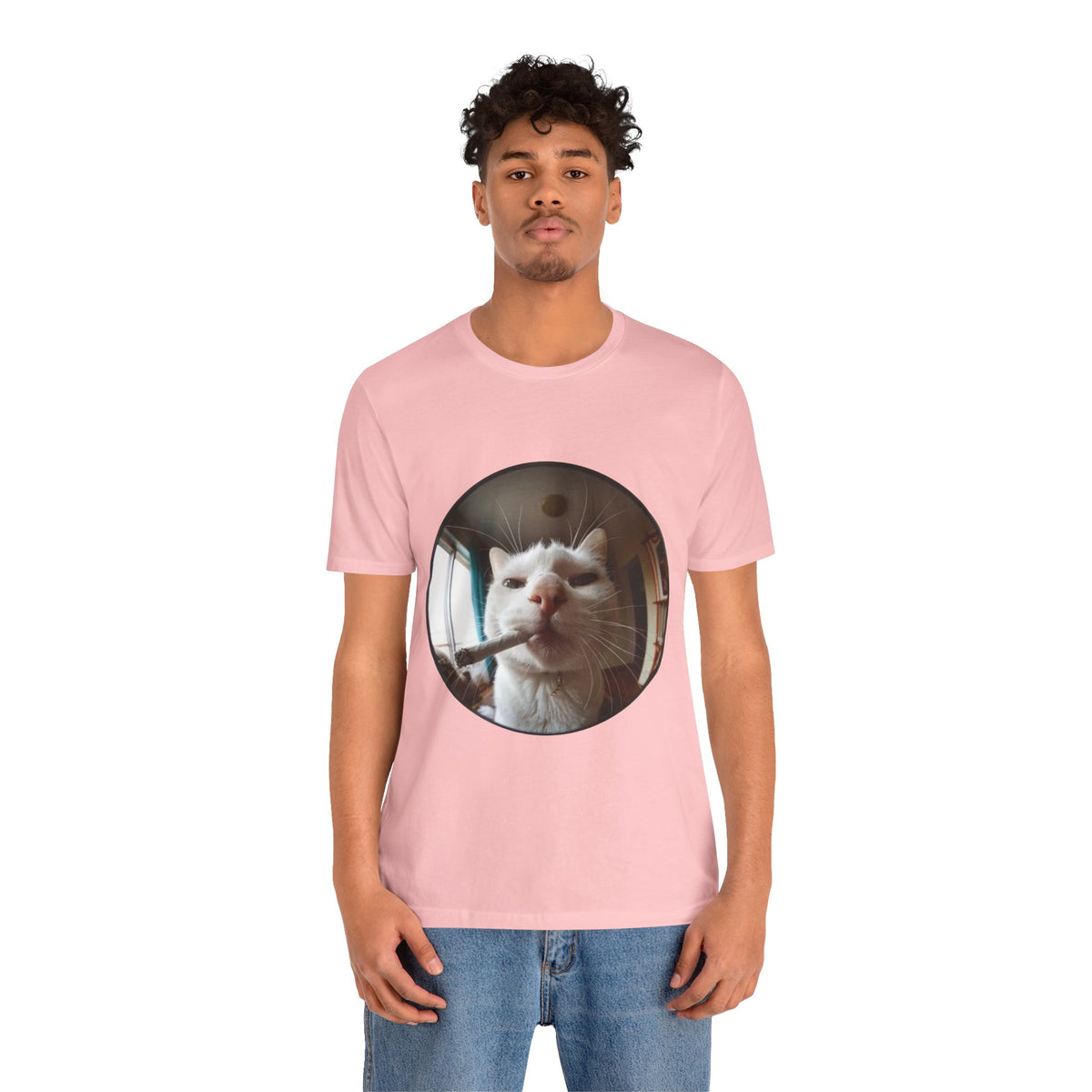 "SMOKING CAT" Tee