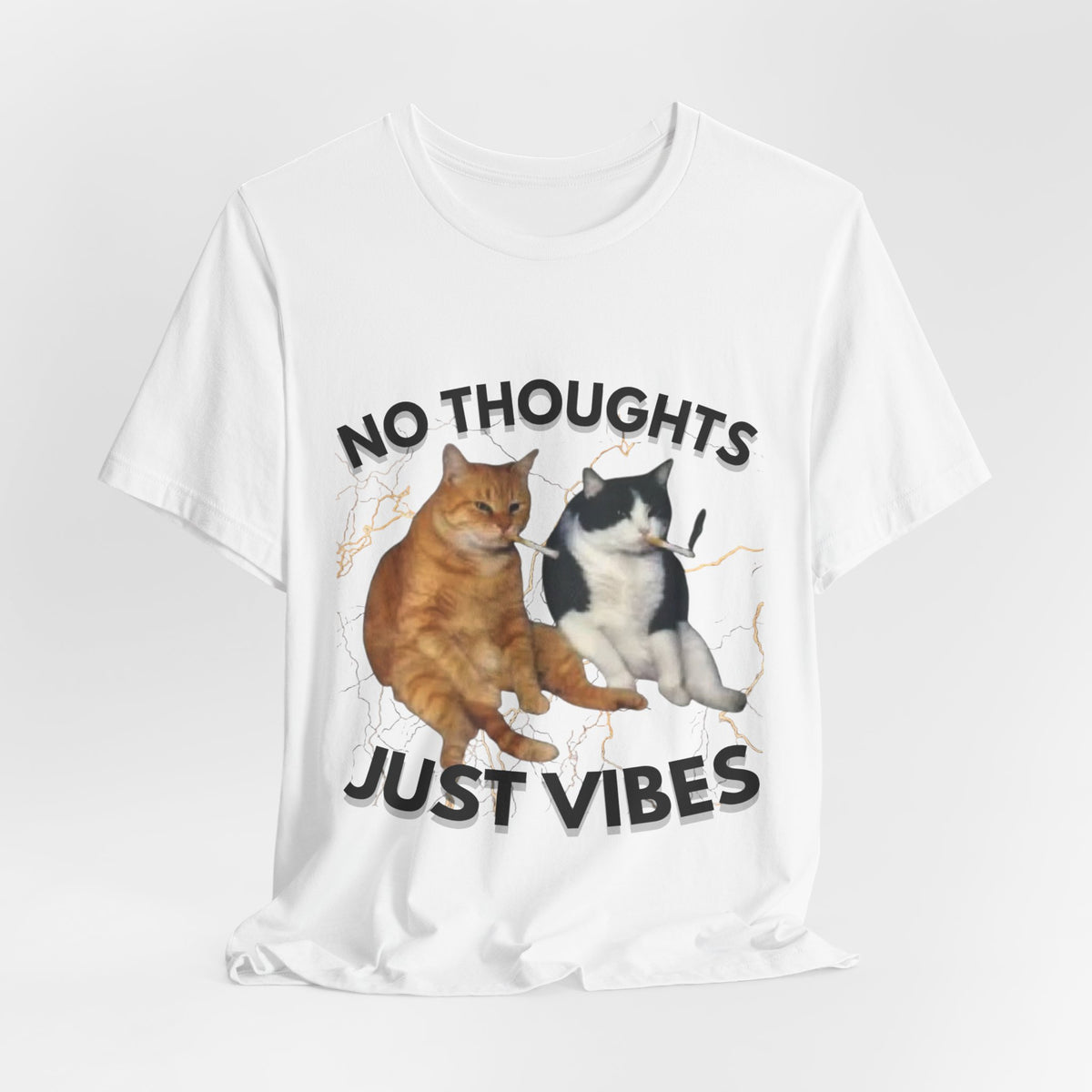 "NO THOUGHTS JUST VIBES" Tee - KittyClo