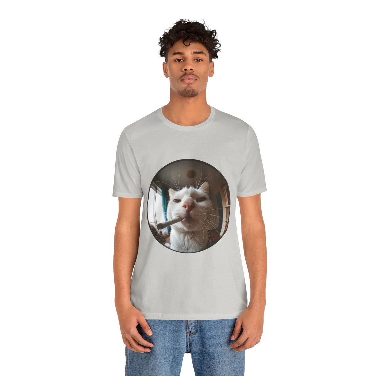 "SMOKING CAT" Tee