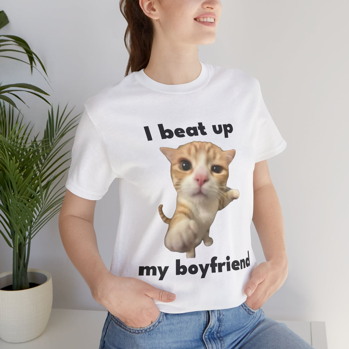 "I Beat Up My Boyfriend" Tee - KittyClo