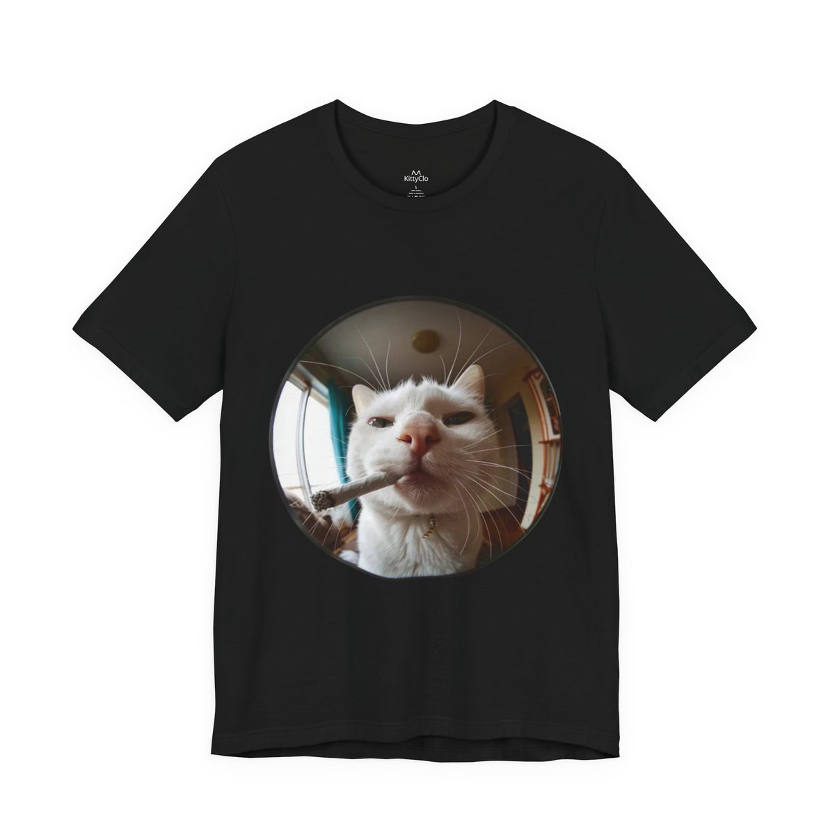 "SMOKING CAT" Tee