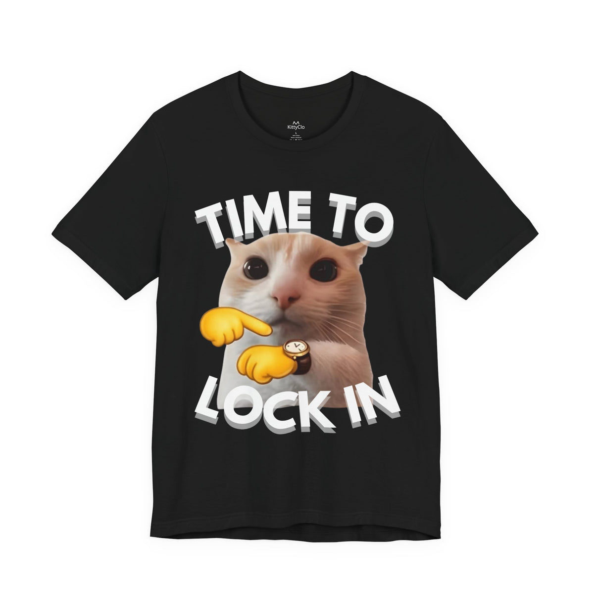 "TIME TO LOCK IN" Tee - KittyClo