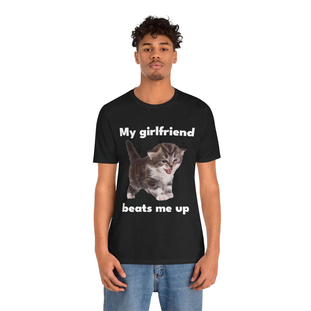 "My Girlfriend Beats Me Up" Tee - KittyClo