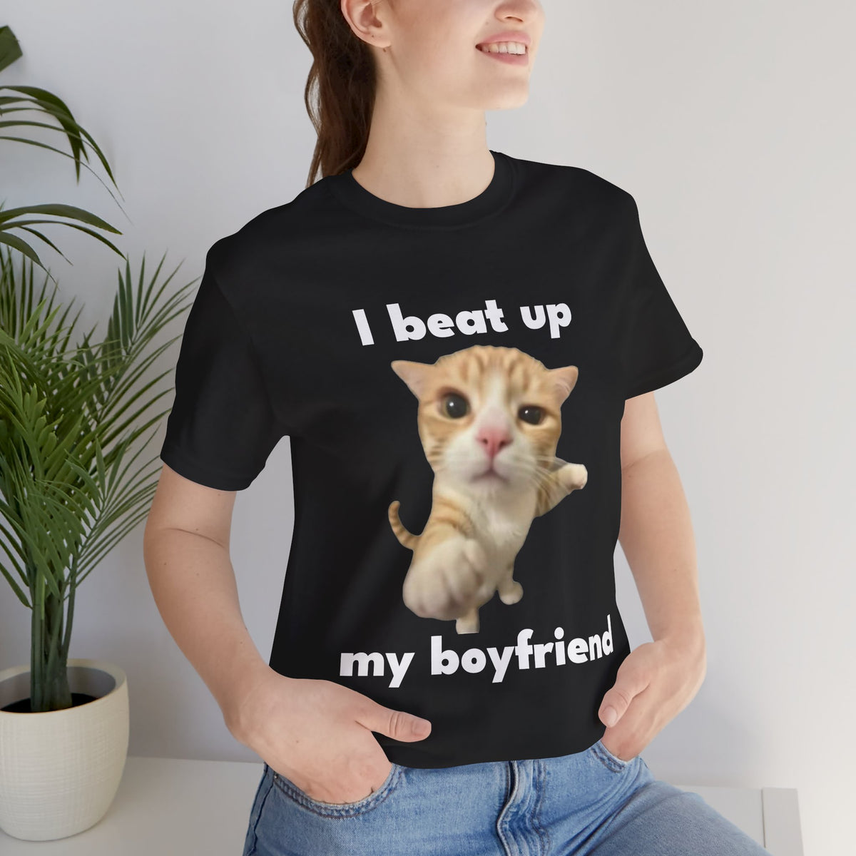 "I Beat Up My Boyfriend" Tee - KittyClo