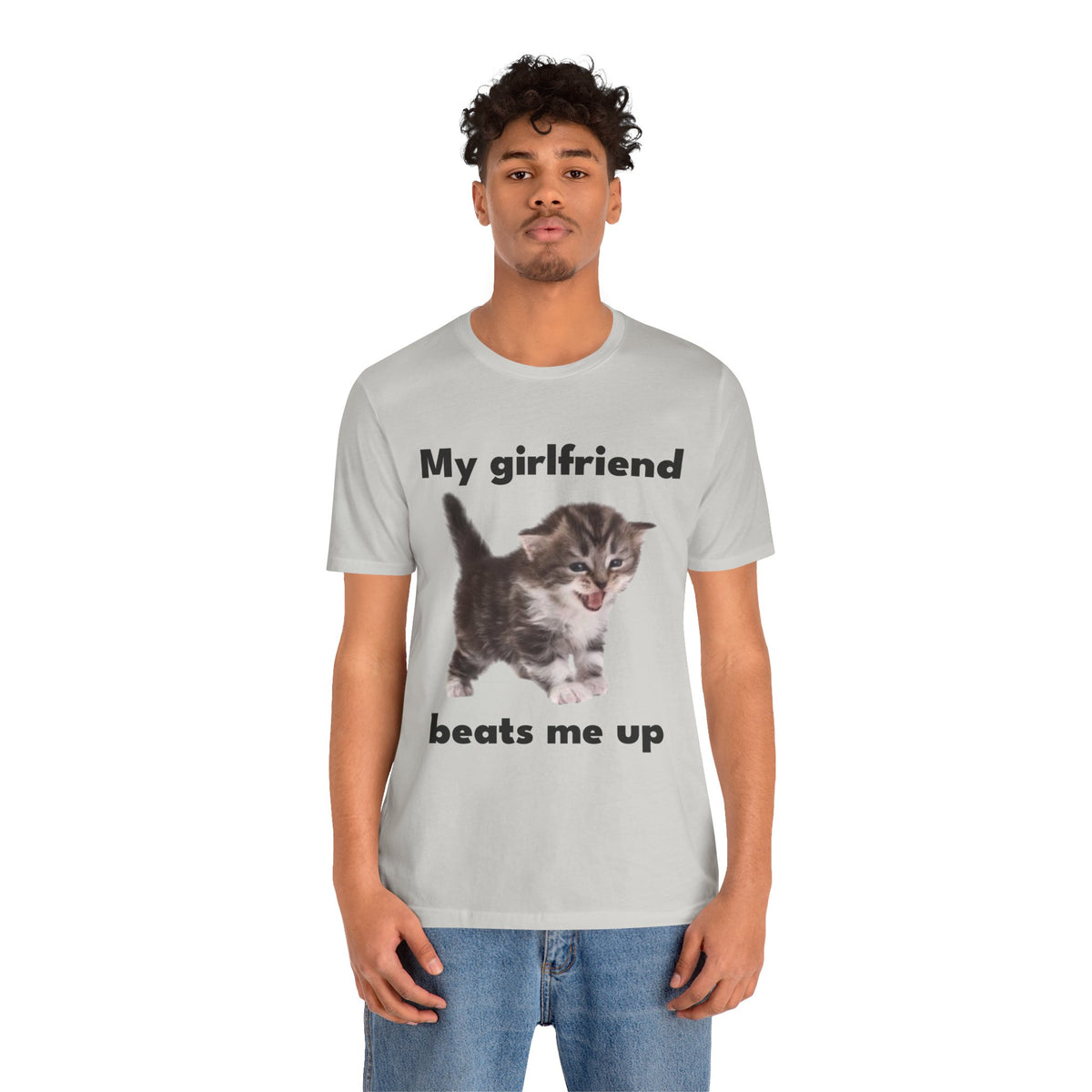 "My Girlfriend Beats Me Up" Tee - KittyClo