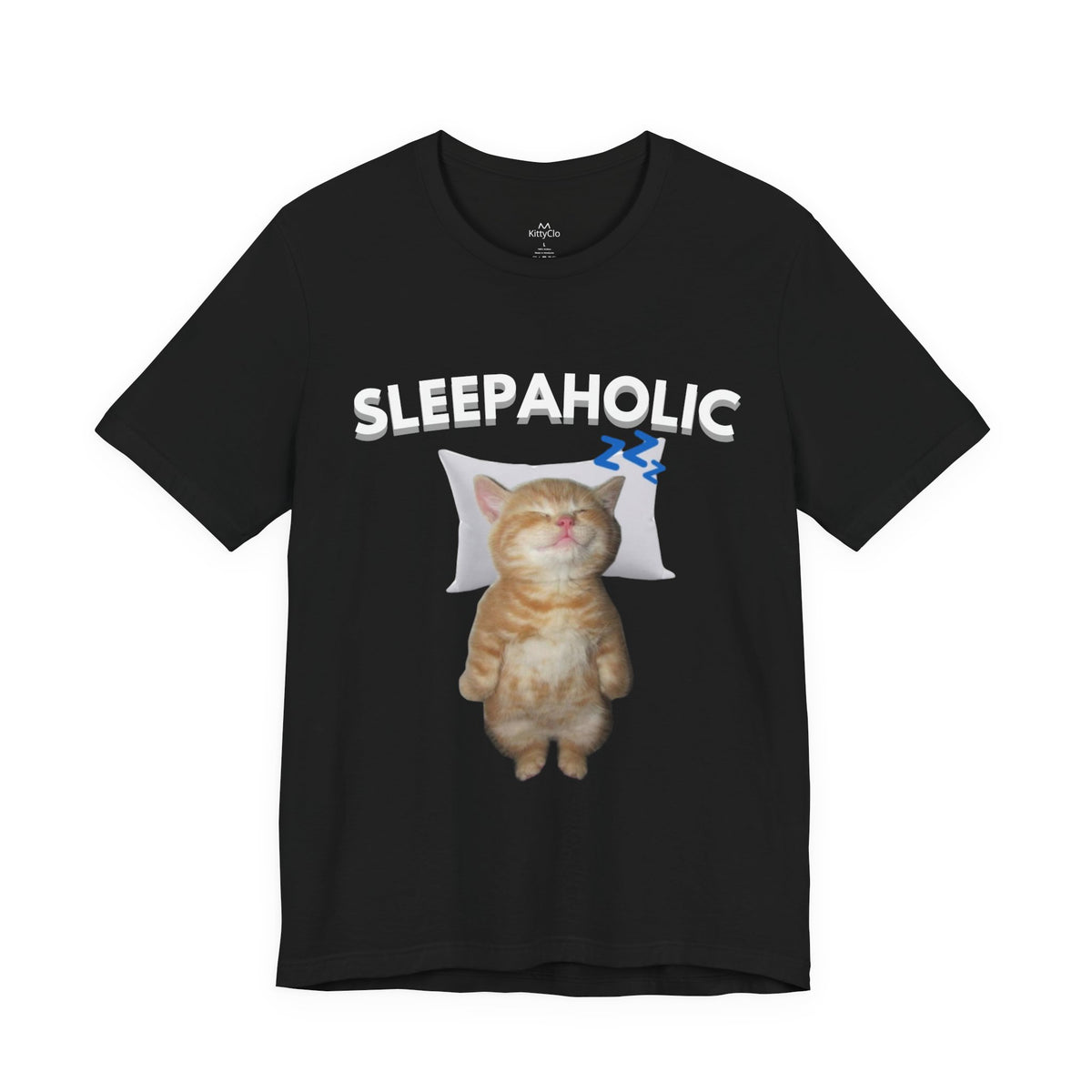 "SLEEPAHOLIC" Tee - KittyClo